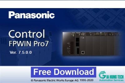 [Download] Phần mềm lập trình PLC Panasonnic FPWIN Pro 7